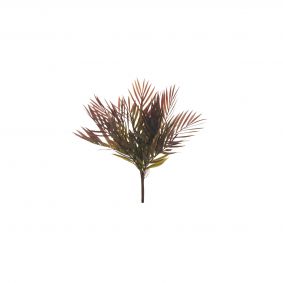 Bush foglie areca verde/bordeaux