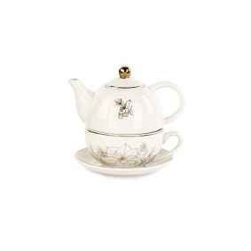 Teiera Tea for One porcellana pino/stella