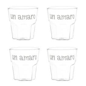 Set 4 Bicchieri "Un Amaro"