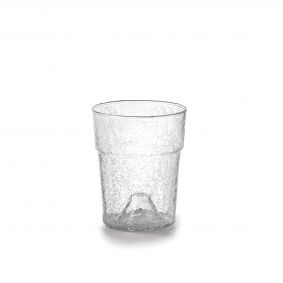 Vaso in vetro finto rotto