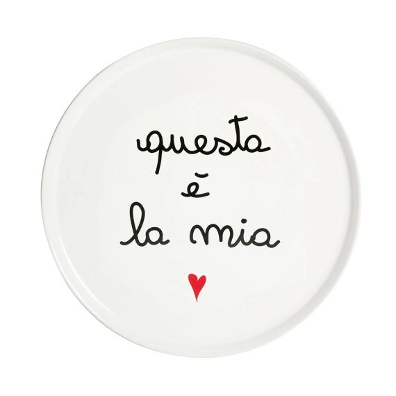 Piatto pizza "Questa è la mia"
